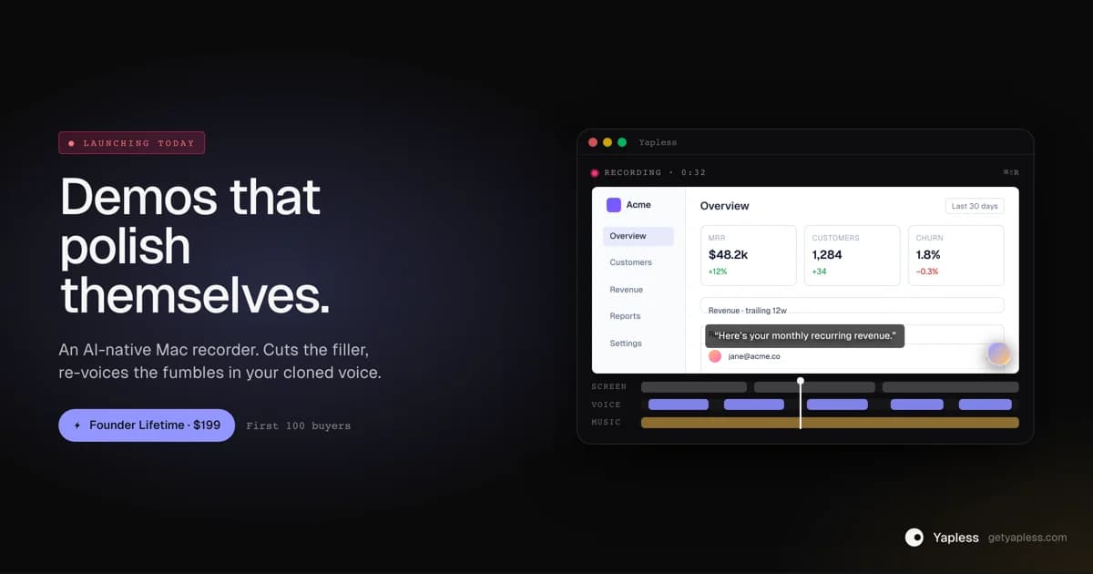 Yapless interface